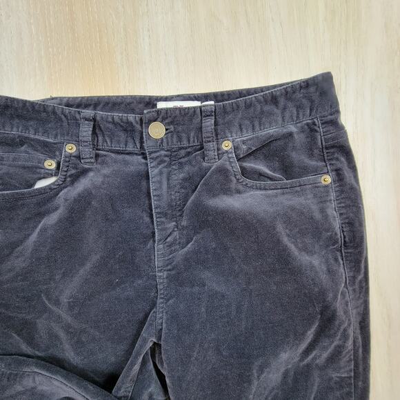 Vineyard Vines Velvet Corduroy High Rise Skinny Slim Fit Casual Trouser Pants 2 - Picture 3 of 11